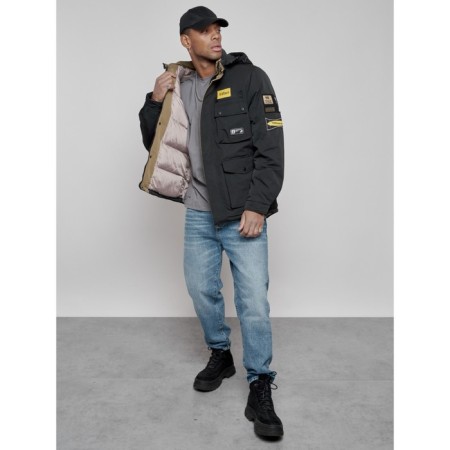 Male Winter jacket, size 50, black color-16