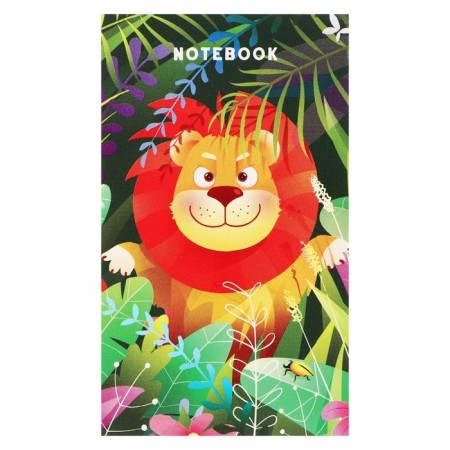 Notepad7.48 Listenclies "Cute Animals", cover coated cardboard, block 60 g/m2, mix-4