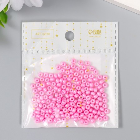 Glass beads 6/0 "warm pink" 15 g-2