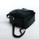 Women's backpack made of artificial leather with lightning, 1 pocket, green color