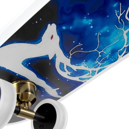 Skateboard chandelier LED 32W 3000-6000K+7 colors backlight 60x20x7 cm Bayerlux-5