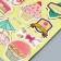 Cardboard sticker 2 layers "Sweets" 19x12.5 cm