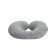Soft Bagel neck pillow, size 23x28 cm, gray color