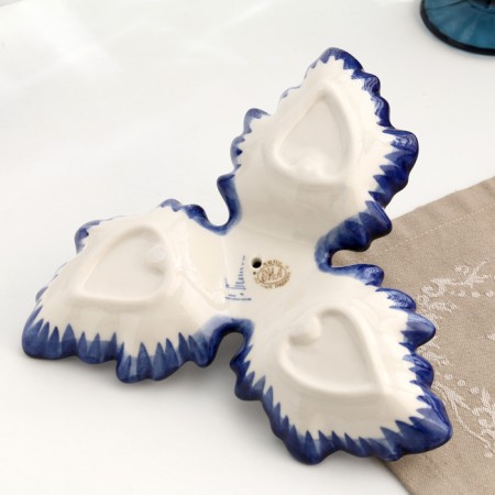 Menzhitsa "leaves", gzhel, porcelain, 20 cm-3