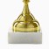 Cup 117, award figure, gold, plastic stand, 16.3 × 11.3 × 5.6 cm.