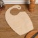 Wooden cutting board "for serving with a neckline for a glass", 29 × 19 × 0.3 cm