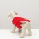 Knitted sweater, velor, size M (DS 30, Osh 27, OG 40 cm), red