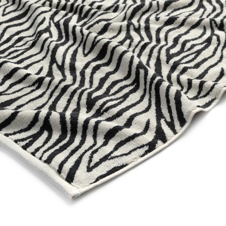 Terry towel Martin, size 100x150 cm, black color-2