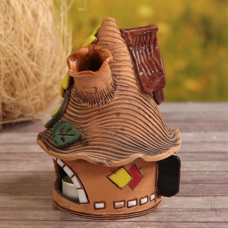 Aroma lace house "Sunflower", 16 cm, handmade, mix-2
