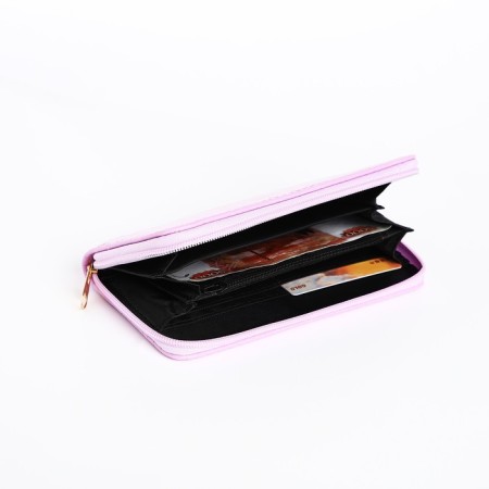 Women's wallet with lightning, lilac color-3