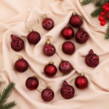 Set of balls plastic D-4 cm, 16 pcs 