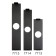 Mounted wall mantra boutique, 350x60x20 mm, black color
