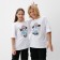 Children's Minaku T -shirt, white color, height 152 cm