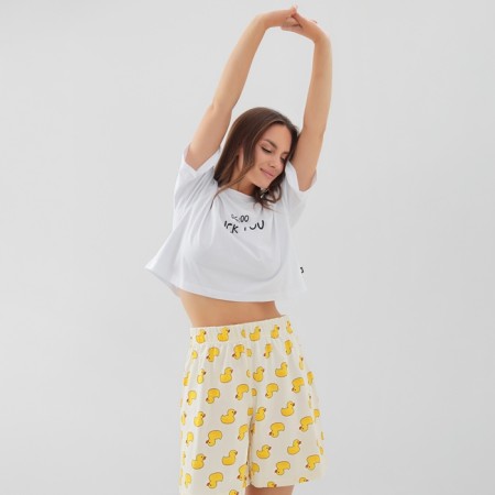Female pajamas (T-shirt and shorts) KAFTAN DUCK RR 48-50-5