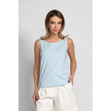 T -shirt female, size 46, blue color