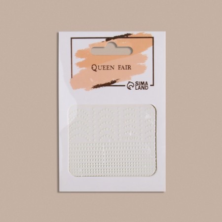 Nail stickers "bead", white color-2