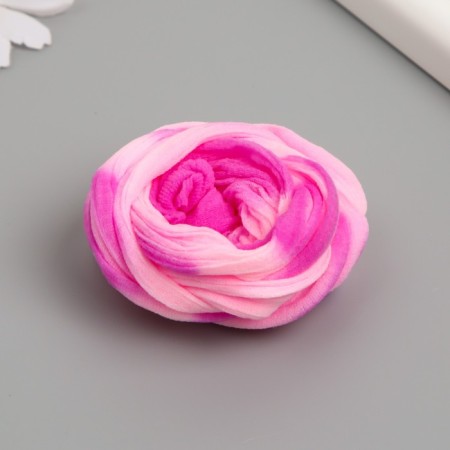 Kapron for flowers two-tone "pink-lilac" 50 cm-1