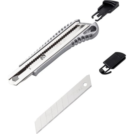 Universal knife Deli DL4255 98404, aluminum case, 155 mm-5