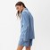 Women's pajamas (shirt and shorts) KAFTAN "BASIC" R.44-46, Blue
