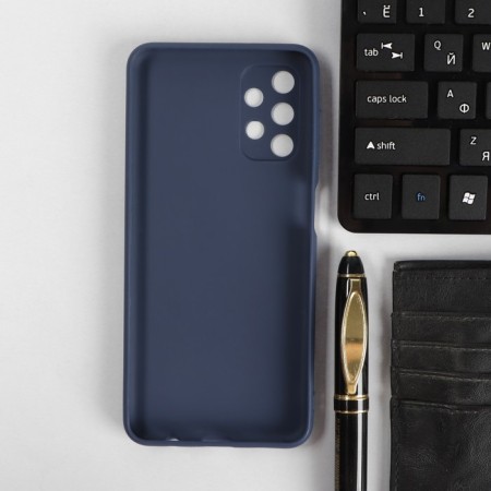 Pero cover for Samsung A13, silicone, blue-1