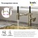 IDDIS GRANGE kitchen mixer, with flexible pouring, matte gold color