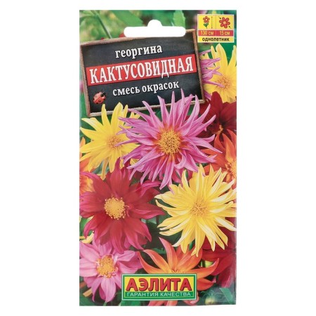 Georgin's flowers "cactus", a mixture of colors, o, 0.2 g