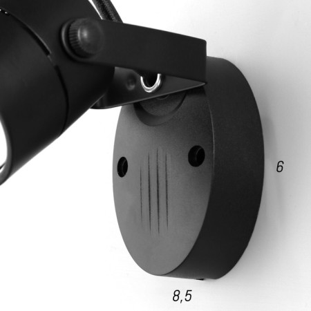 Start "Bright Ray" 1x3W GU10 Black 8x5x13cm-7