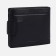 Male purse on a magnet, black color