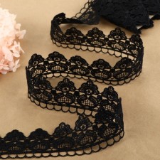 Lace Hypure, 45 mm × 6.8 ± 0.5 m, black color