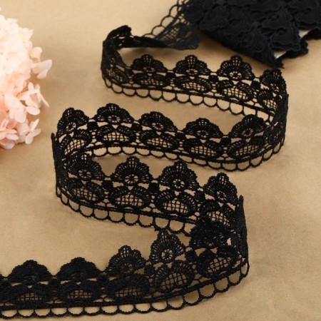 Lace Hypure, 45 mm × 6.8 ± 0.5 m, black color