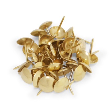 Tundra nails, decorative, 10x18.5 mm, gold, 100 pcs-5