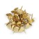 Tundra nails, decorative, 10x18.5 mm, gold, 100 pcs