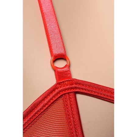 Erotic body Candy Girl, red color, size XL-9