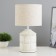 ASNI Table lamp E14 40W white-gray 19x19x32 cm Risalux 9780913