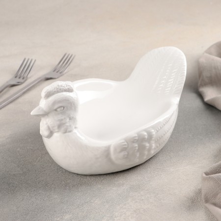 Ceramic serving dish "Kurochka", 23 × 15 cm