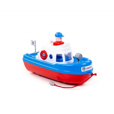 Rescuer boat, white-blue color-4