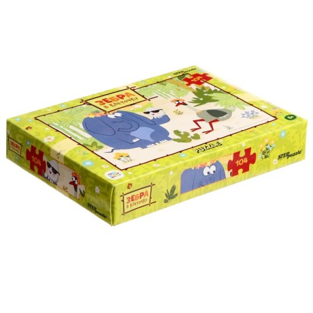 Puzzle "Zebra in the cell", 104 elements-2