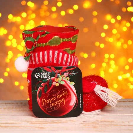 Gift packaging "Boot", Snowman-3
