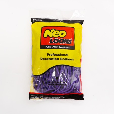 Ball for Twisting latex 150 ", standard, set 10 pcs., Lavender color-1