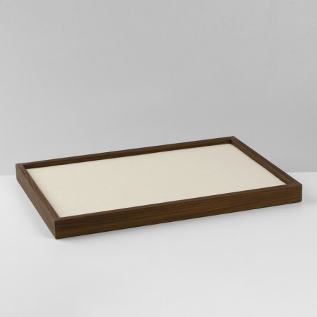The stand for the Eco Rings is 100 seats, 35.1 × 24.1 × 2.7 cm, beige color in a tree-2