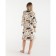 Women's bathrobe Ethel "Gchay" sleeve 3/4, size 46-48, waffle 200g/m2, 100% cotton