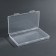 Organizer for storage, with a lid, 19.5 × 10.5 × 2.2 cm, the color is transparent