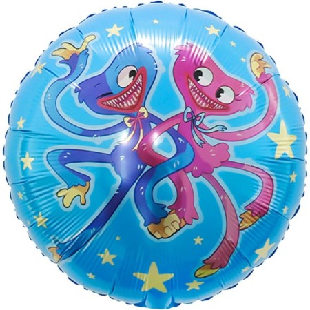 Foil ball 18 "Circle" tootics, Zubabassa ", blue