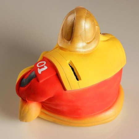 Piggy bank "Fireman" 14x18x18cm-3
