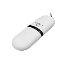 Flash drive Maxvi SF, 32 GB, USB2.0, threes up to 25 MB/s, PBU up to 15 Mb/s, white