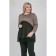 Women's tunic, size 56, brown color