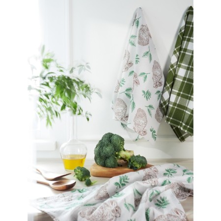 Guten Morgen Forest Party kitchen towels, size 45x60 cm, 6 pcs, green color