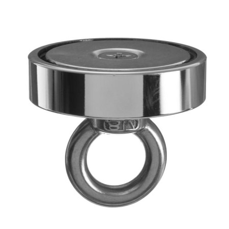 Magnet neodymium Cartage with a loop for a car, d 60 mm, clutch 75 kg-3