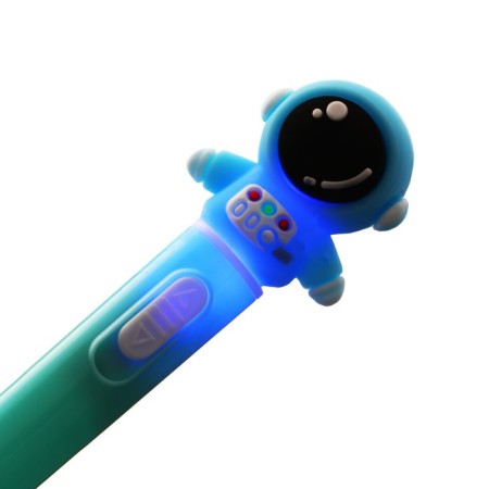 Gel pen- joke, with backlight, "astronaut", mix-5