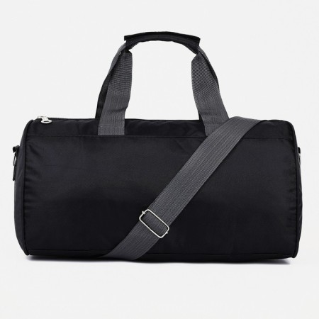 Sports bag with lightning, long belt, black/red color-1